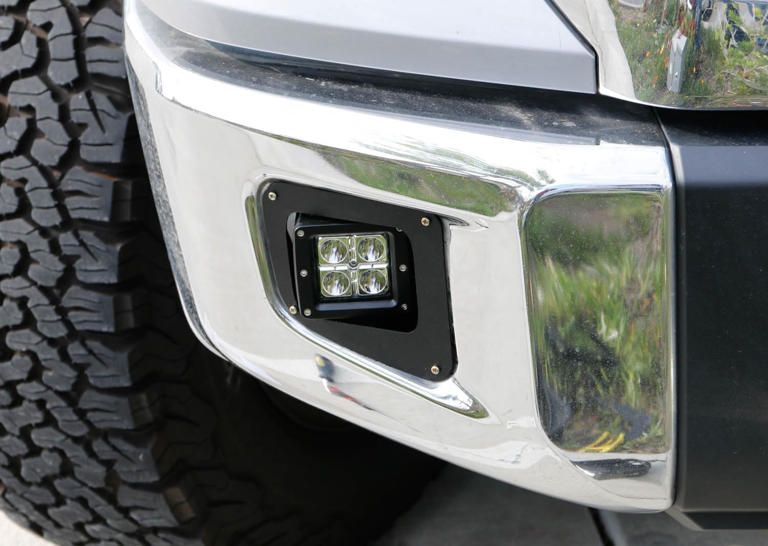 iJDMTOY White LED Pod Light Fog Lamp Kit for 2014-2021 Toyota Tundra - 2x 20W High Power LED Cubes with Foglight Bezel Covers, Mounting Brackets & Wiring Harness - Perfect for Off-Roading, Night Driving & Foggy Conditions