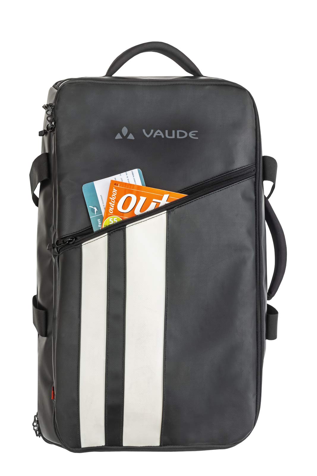 Vaude Unisex Rotuma 90 Travel Luggage - Lightweight Durable Carry-On Suitcase for Men & Women | Perfect for Air Travel, Business Trips & Weekend Getaways (Black)