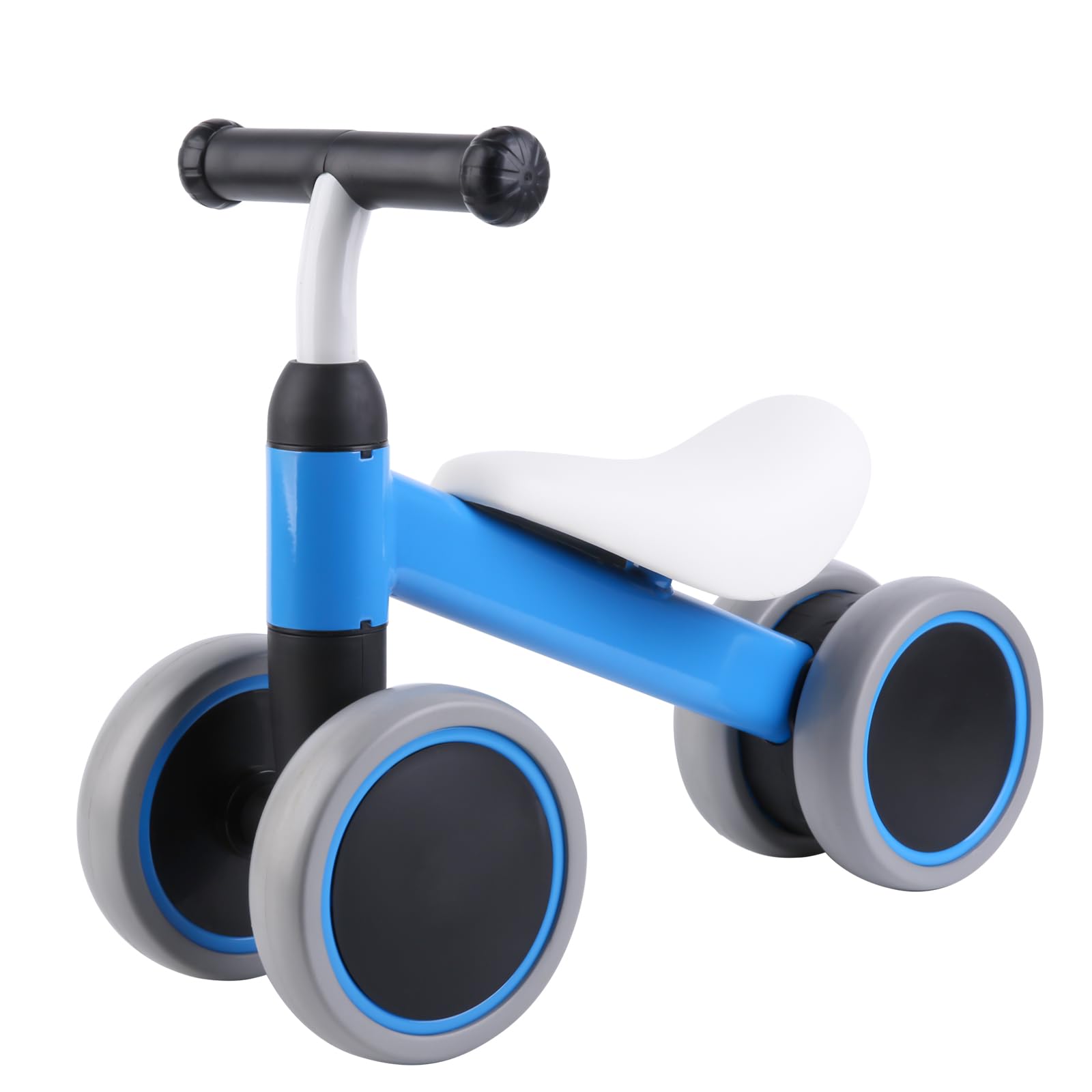 Bodaon Baby Balance Bike for 1-2 Year Olds | First Birthday Gift for Boys & Girls | Toddler Tricycle Ride-On Toy | Christmas Present for Kids | Blue | Perfect for Indoor & Outdoor Play, Learning to Ride