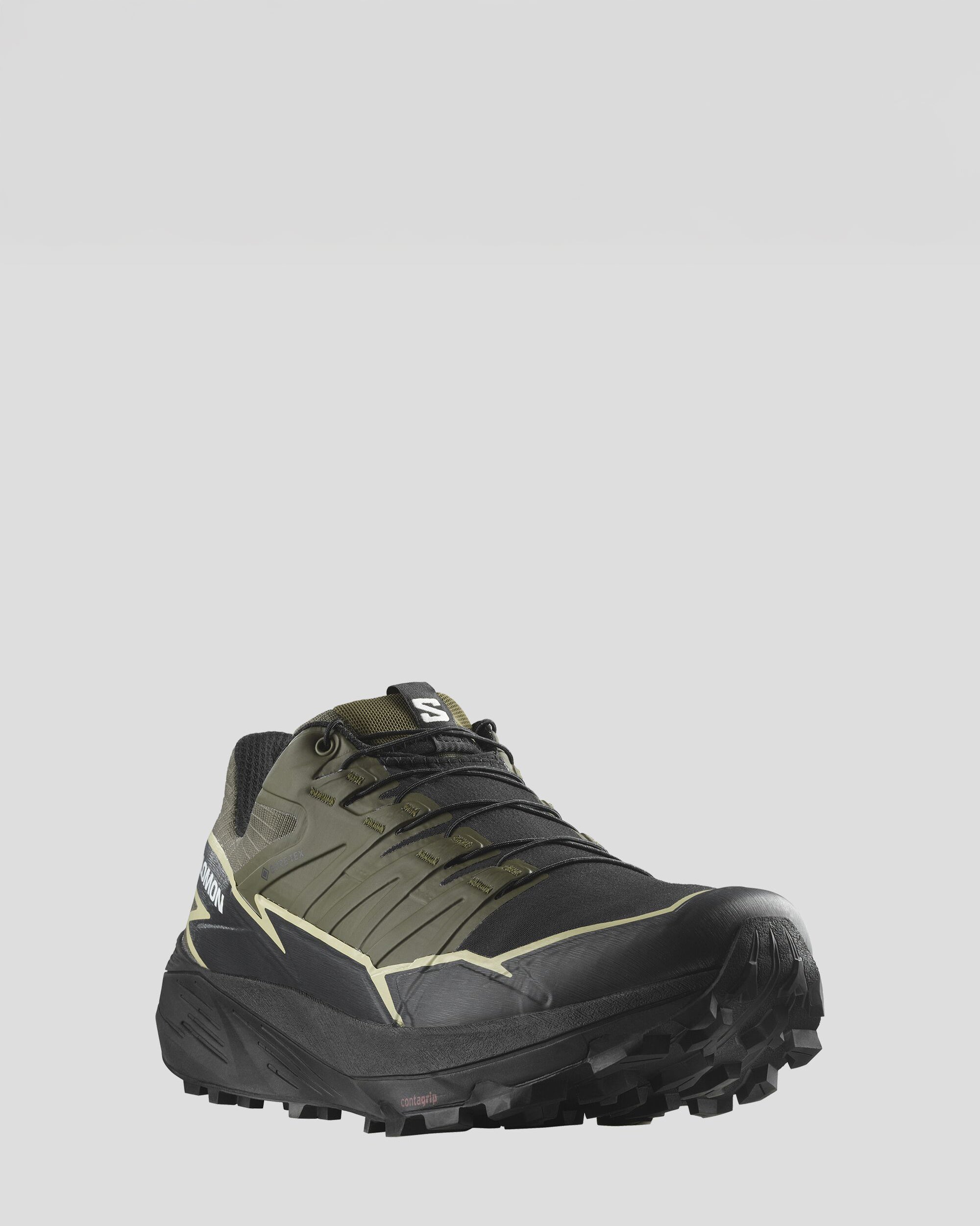 Men's Thundercross Gore-Tex Waterproof Hiking Boots - Olive Night/Black/Alfalfa Colors - Perfect for Outdoor Adventures & Trail Running