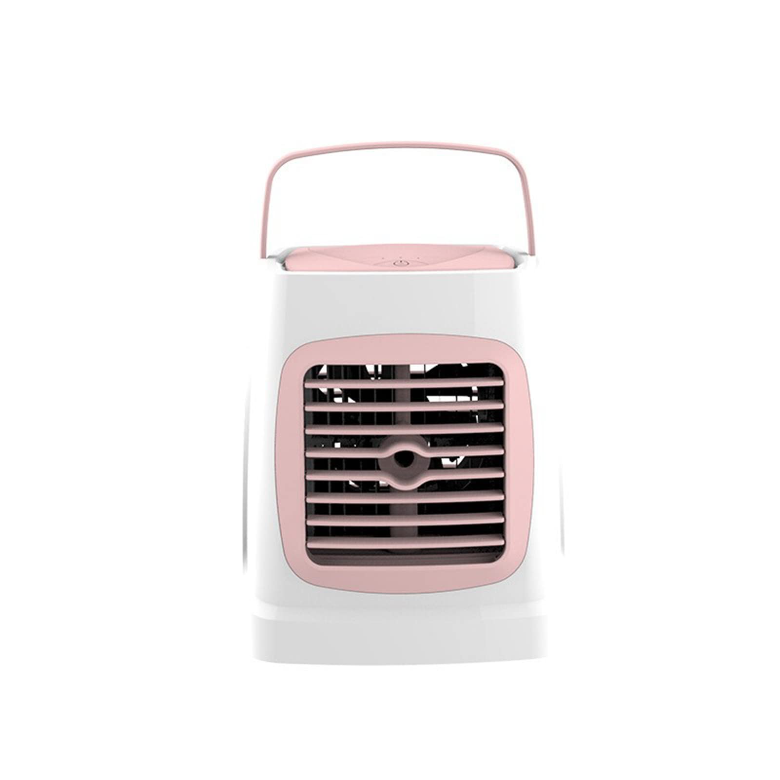 Portable USB Rechargeable Mini Air Conditioner - 3 Speed Settings with LED Lights for Home, Office, Bedroom - Personal Cooling Fan for Summer, Travel & Outdoor Use