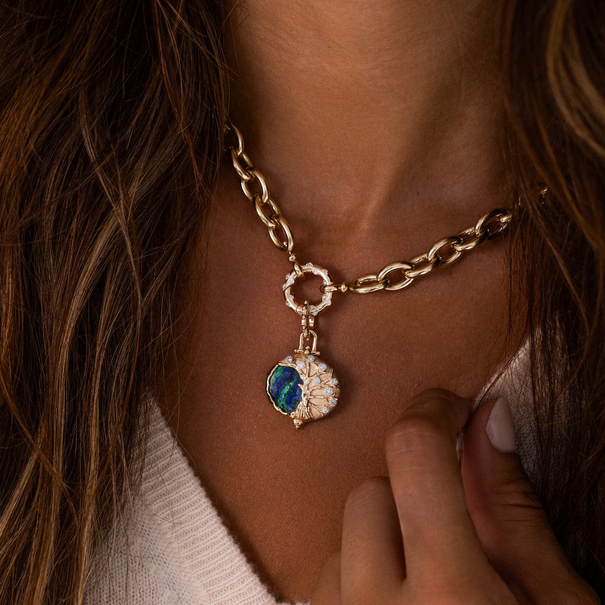 Two Sided Tree of Life Pendant Necklace - Spiritual Jewelry for Women & Men - Perfect for Meditation, Yoga & Gift Giving