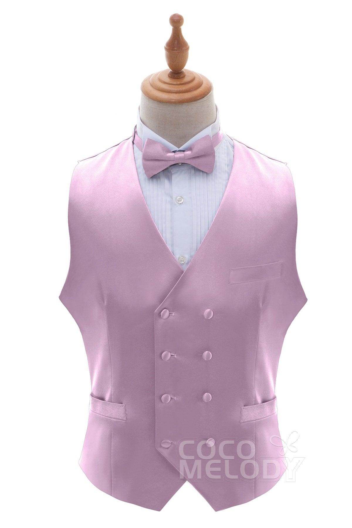 Men's Stretch Silk-Like Satin Vest - Soft Comfortable Sleeveless Undershirt for Formal Wear & Layering - CZ170021