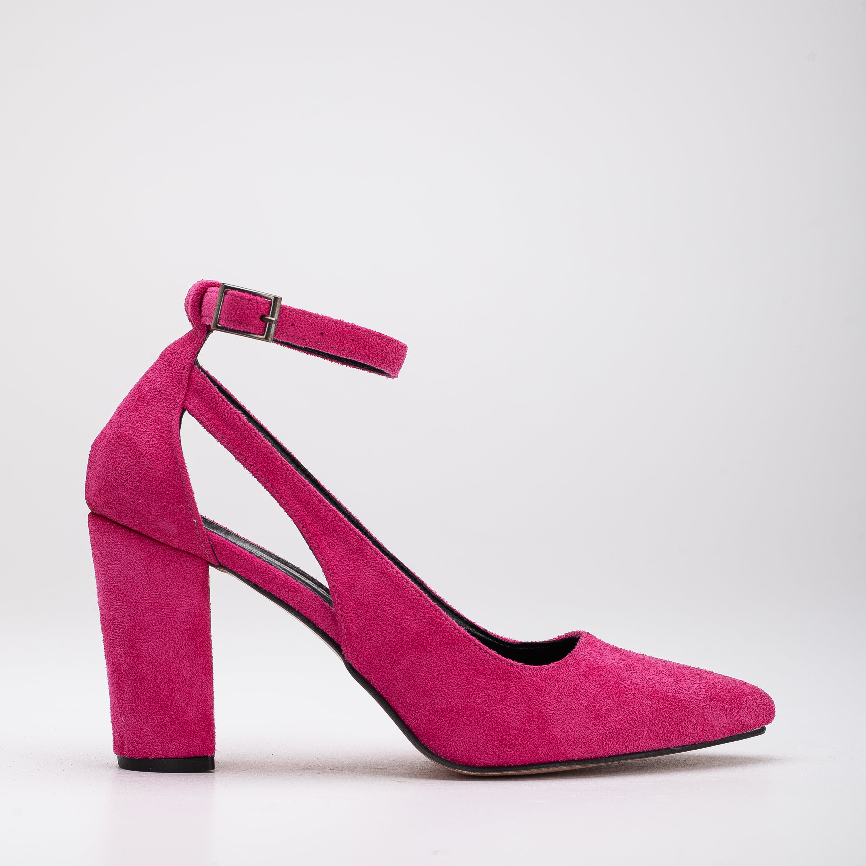 Colette Women's Pink Block Heels - Chunky High Heel Sandals for Women, Comfortable Dress Shoes for Weddings, Parties & Evening Events