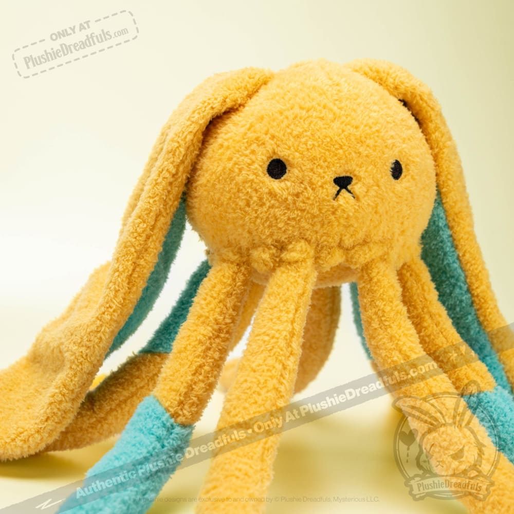 Plushie Dreadfuls Sensory Processing Disorder Jellyfish Rabbit Stuffed Animal - Soft Anxiety Relief Toy for Kids & Adults, Perfect for Therapy, Calming Sensory Needs and Emotional Support