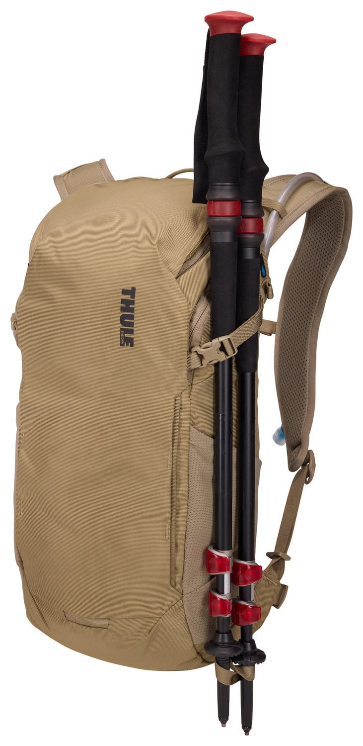 Thule AllTrail 16L Hydration Pack - Lightweight Hiking Backpack with Water Bladder, Faded Khaki - Perfect for Trail Running, Camping & Outdoor Adventures
