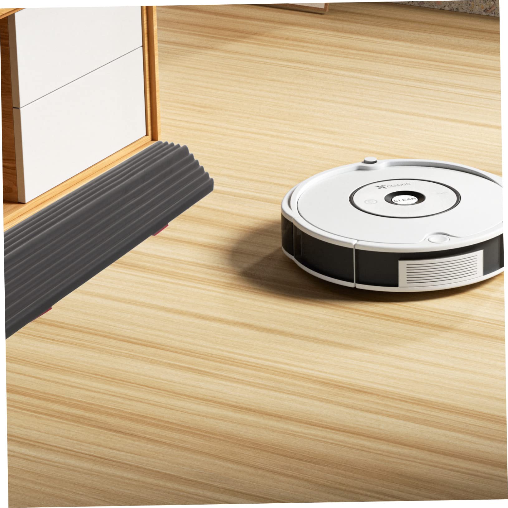 Portable Home Entry Ramp for Robot Vacuums - Indoor Threshold Ramp with Small Slope for Doorways & Steps - Perfect for Smart Cleaning Devices & Wheelchair Access