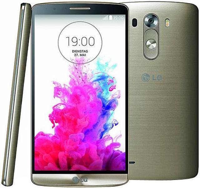 LG G3 32GB Unlocked Smartphone (Gold) - GSM Compatible for AT&T, T-Mobile | Premium Android Phone for Streaming, Gaming & Productivity