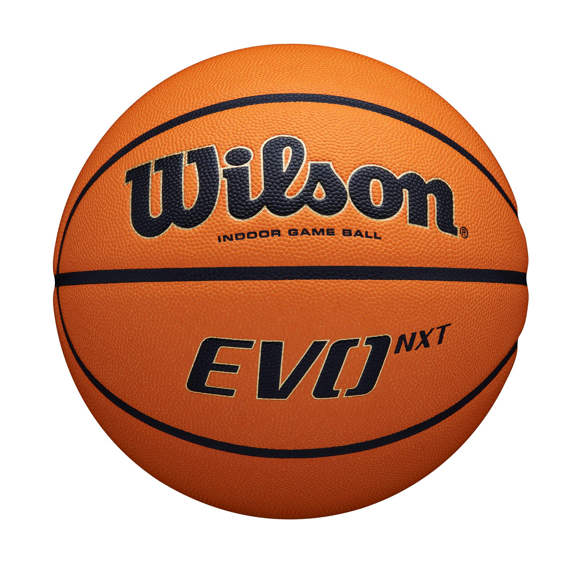 Wilson Evo NXT Indoor Game Basketball - Premium Performance for Indoor Courts, Leagues & Training | Perfect for Gym, School & Competitive Play