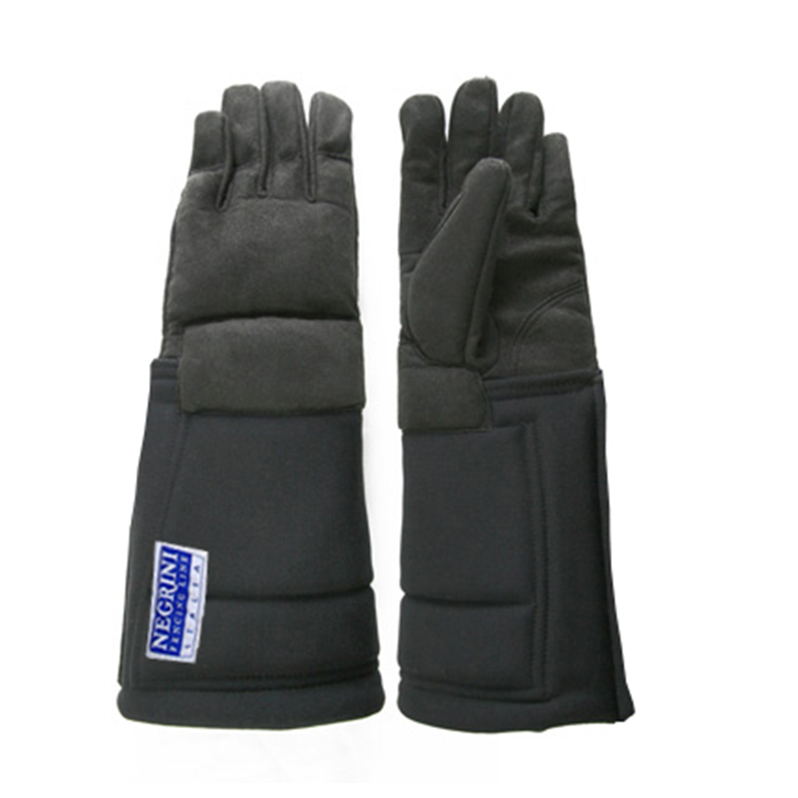 Negrini Sabre & Epee Fencing Coach Gloves - Premium Leather Durable Protection for Fencing Training & Competitions