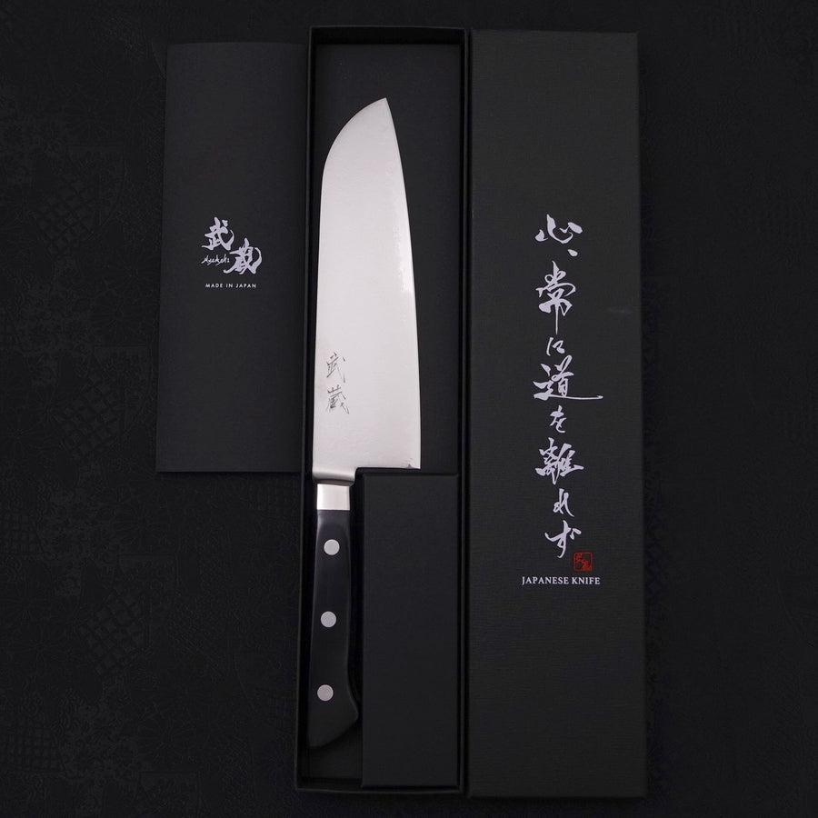 Premium Santoku Knife 7 Inch - VG-5 Damascus Steel Blade with Ergonomic Western Handle - Perfect for Slicing, Dicing & Chopping Vegetables, Meat & Fish