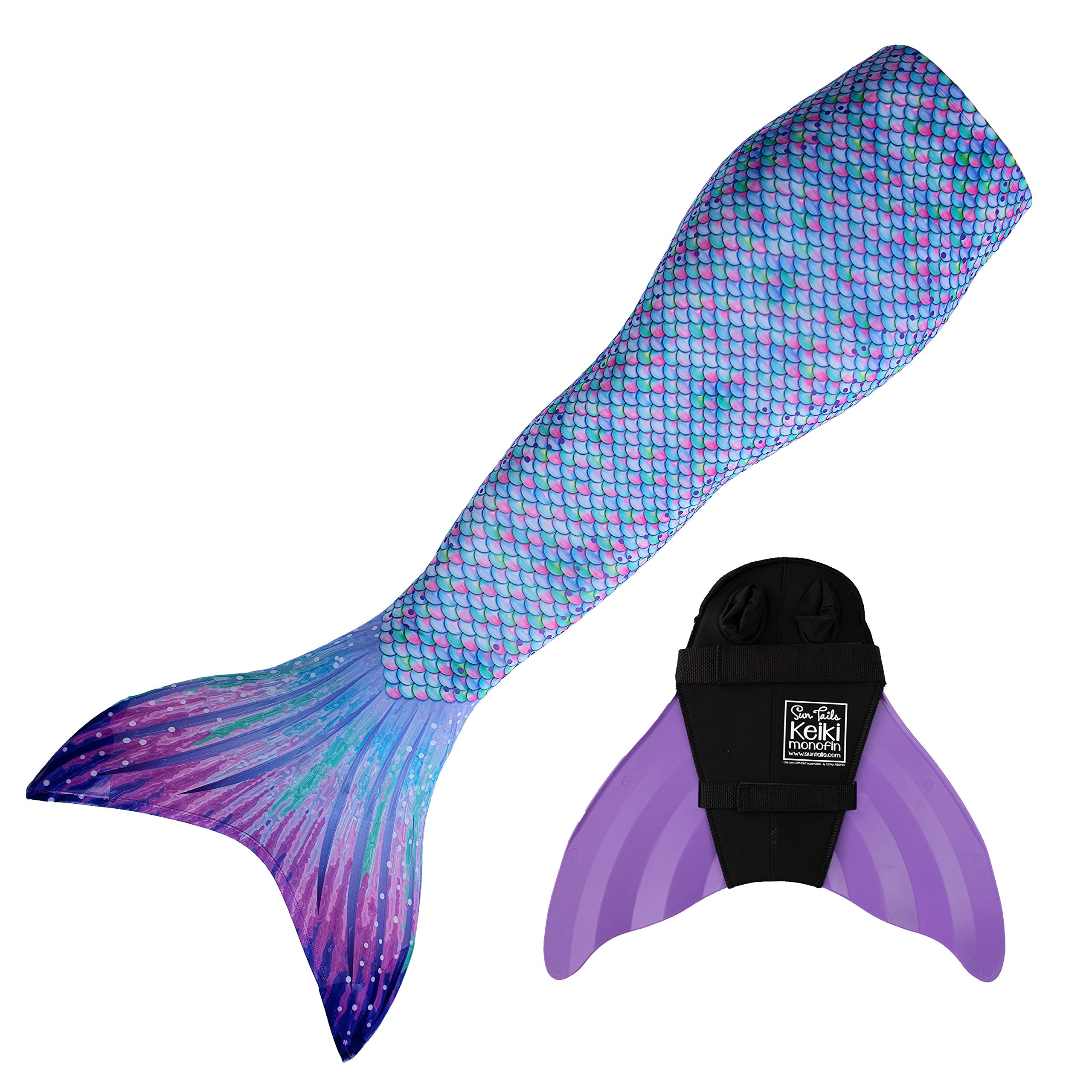 Mermaid Tails for Swimming - Kids & Adults with Monofin | Pool & Beach Fun
