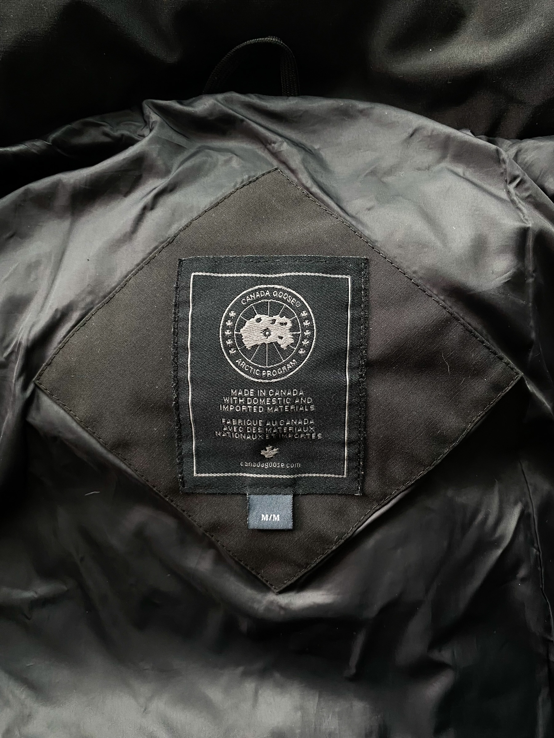 Canada Goose Black Wyndham Black Label Men's Winter Parka - Premium Waterproof Down Jacket for Extreme Cold Weather | Outdoor Activities & Urban Style