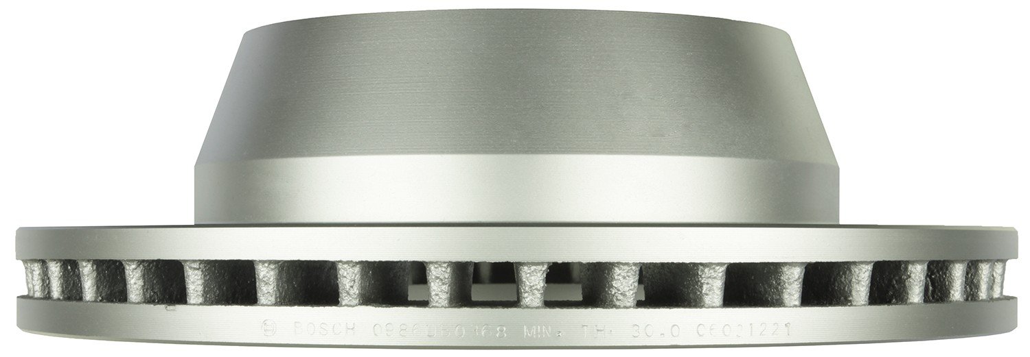 BOSCH 20010372 QuietCast Premium Disc Brake Rotor - Front Single for Ford E-350 Econoline, E-350 Club Wagon, F-350 | Smooth Braking, Reduced Noise | Ideal for Commercial Vans, Heavy-Duty Trucks, and Fleet Vehicles