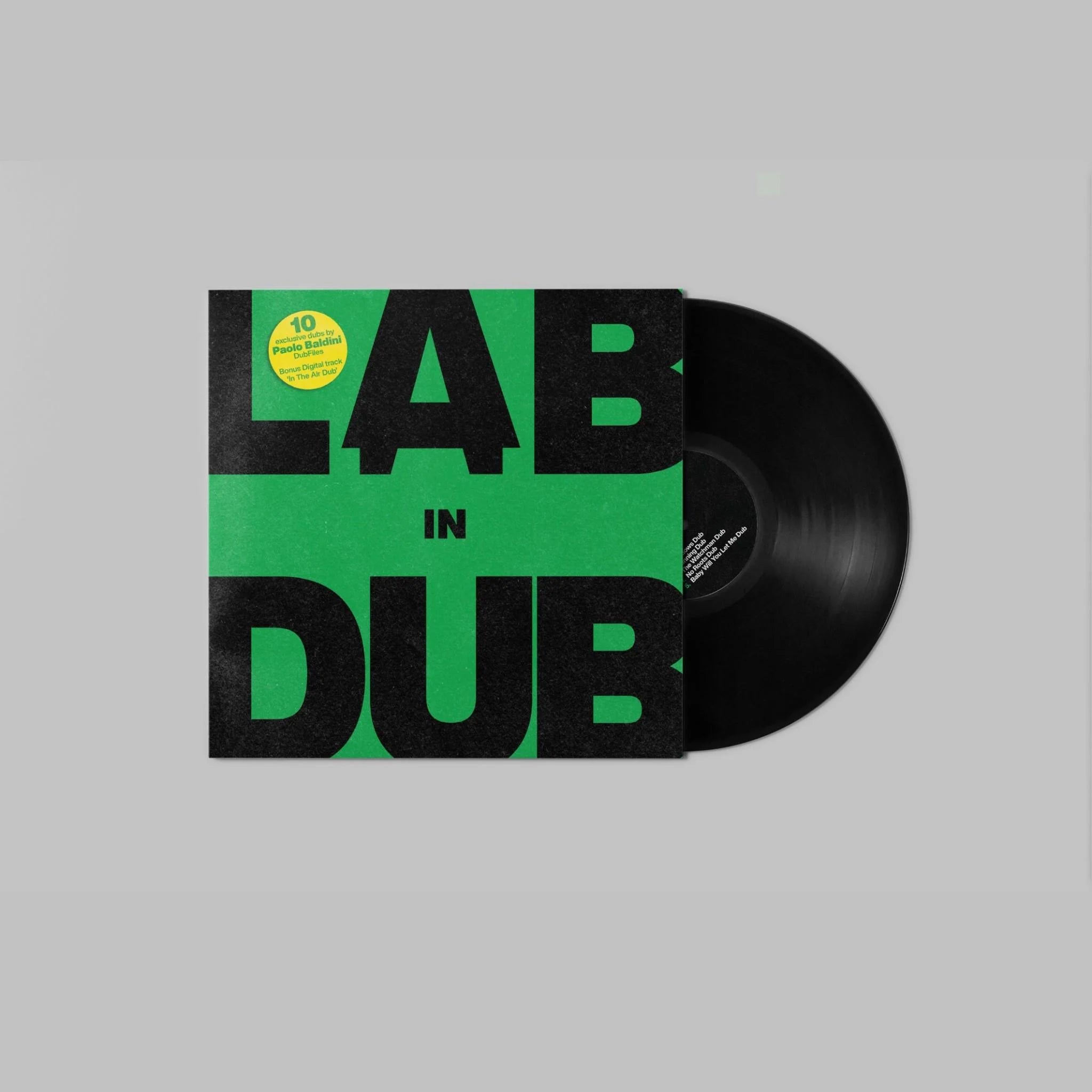 LAB - LAB in DUB Vinyl LP Record | Limited Edition Reggae Dub Music | Perfect for Music Collectors & Reggae Enthusiasts | Great for Home Listening, Parties & Gifts