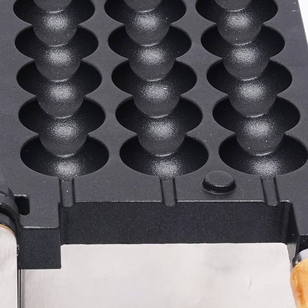 DYRABREST Commercial Waffle Bites Maker - Nonstick Rotating Electric Bubble Waffle Ball Machine for Restaurant, Cafe, Tea Shop & Home Use - Perfect for Desserts, Snacks & Party Catering