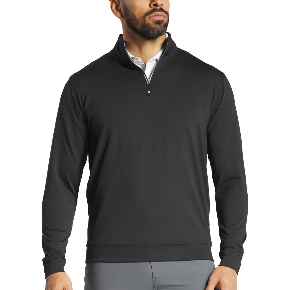 FootJoy Approach Men's 1/4 Zip Golf Pullover - Lightweight & Breathable Performance Shirt for Golfing & Outdoor Activities