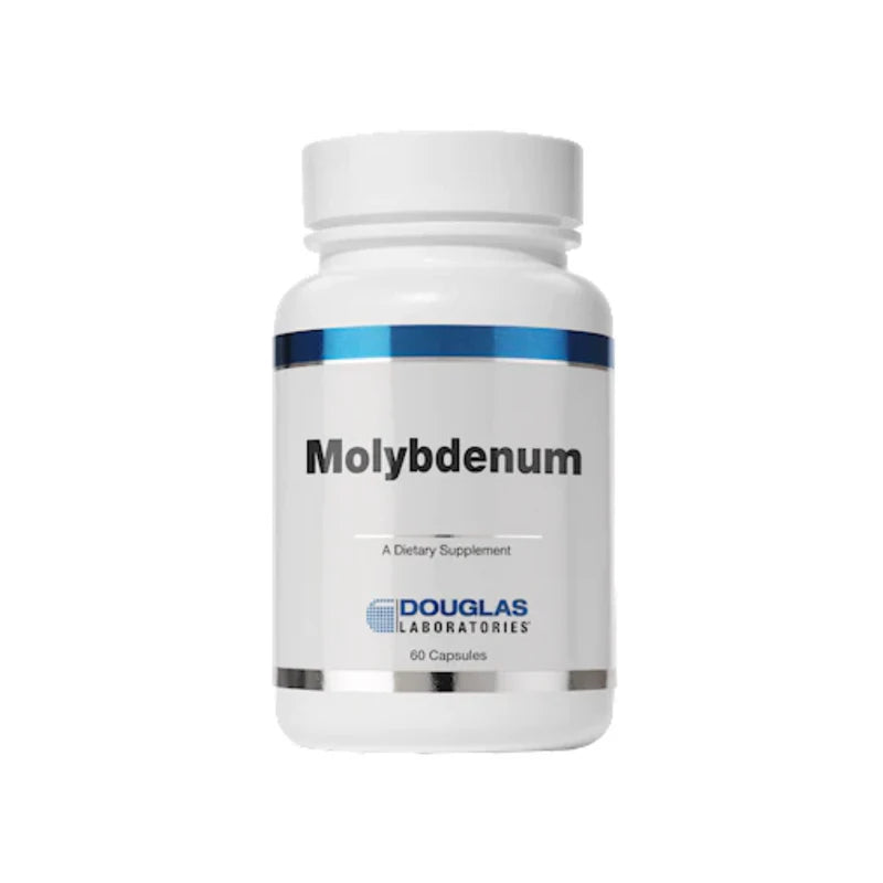 Douglas Labs Molybdenum Supplement - Essential Trace Mineral for Detox & Enzyme Support - Supports Healthy Metabolism & Antioxidant Defense - Perfect for Daily Wellness & Detox Routines