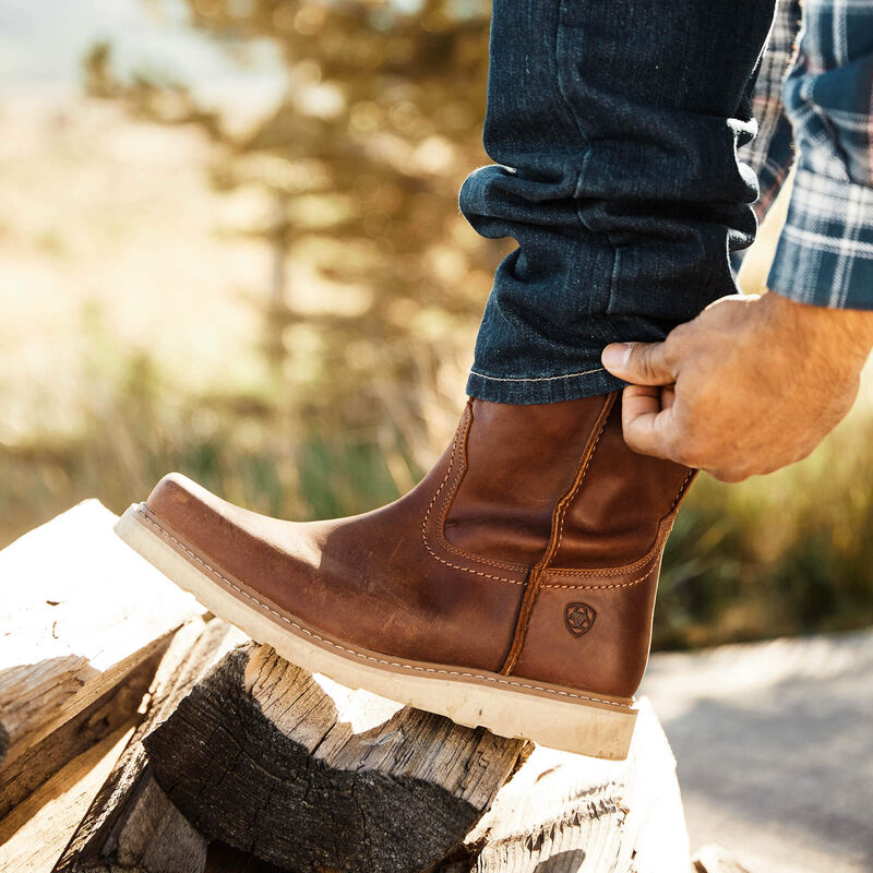 Rambler Recon Western Boots for Men - Durable Cowboy Boots with Comfortable Fit - Perfect for Riding, Hiking & Country Fashion