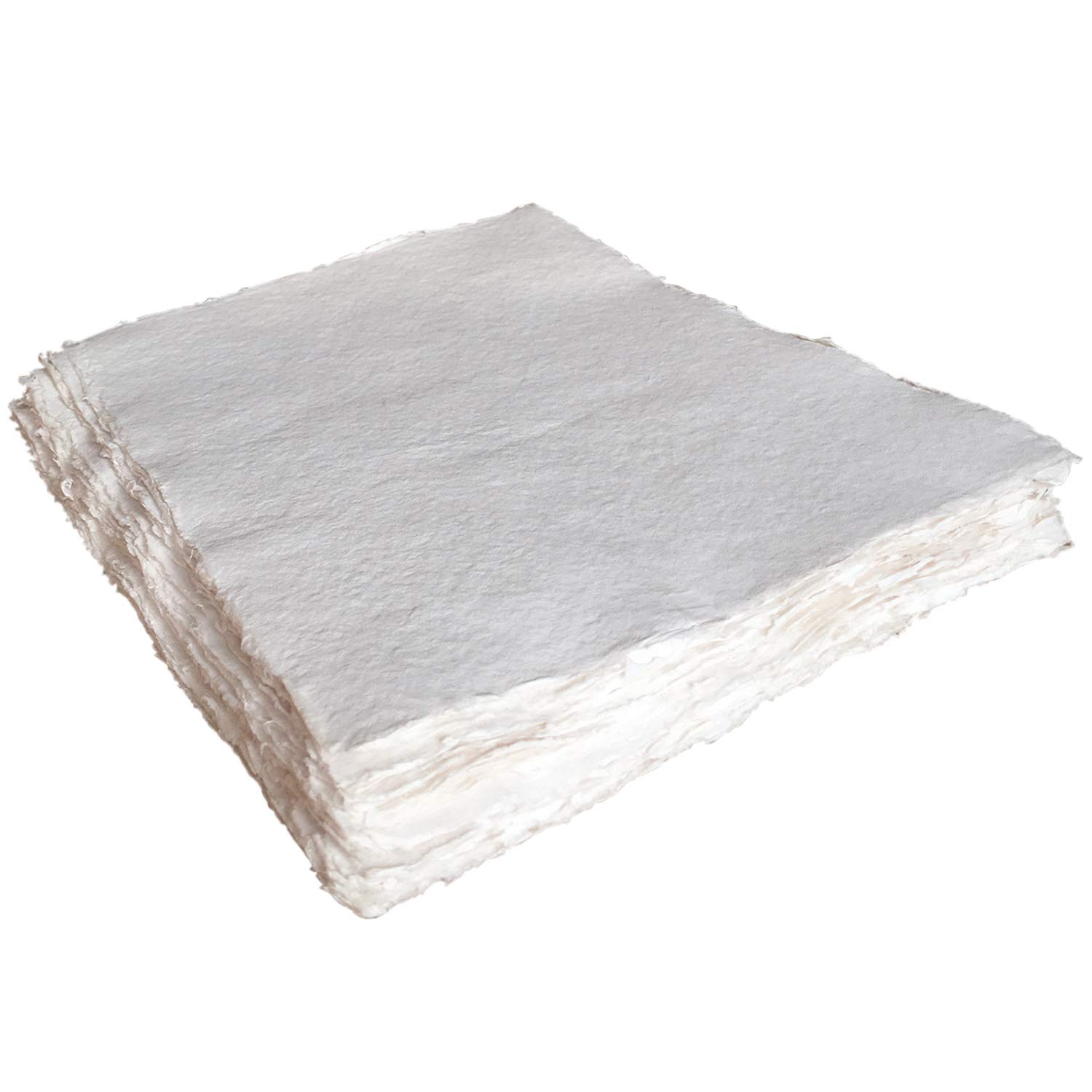 Artway Handmade Paper - 20 Sheets A3 Size White for Scrapbooking, Calligraphy & Origami - Premium Craft Paper for Artists & DIY Projects