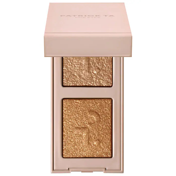 Patrick TA Major Dimension Eye Illusion Duo Eyeshadow Palette - Long-Lasting Matte & Shimmer Shades for Day & Night Makeup Looks | Perfect for Professional Artists & Everyday Glam