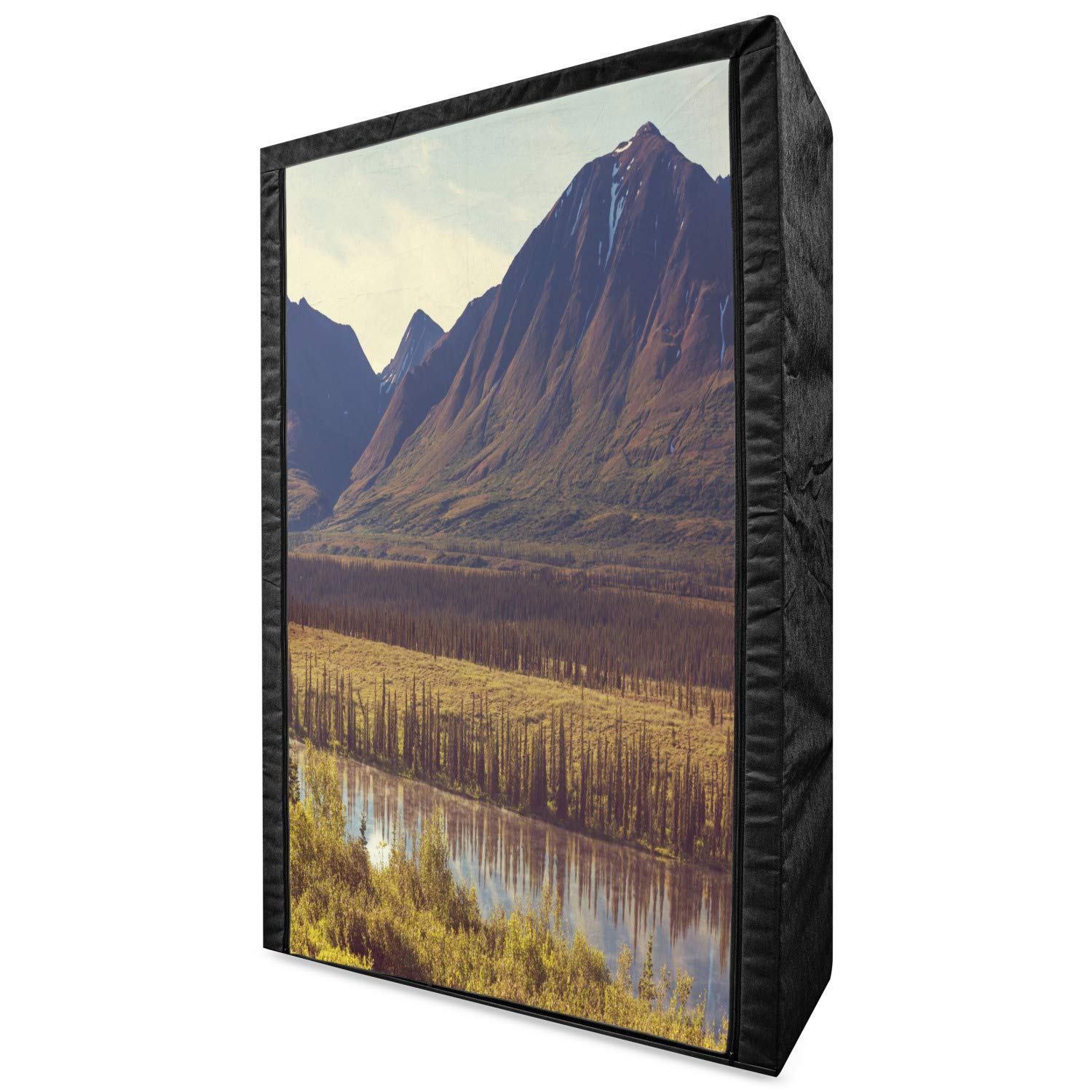 Ambesonne Alaska Portable Fabric Wardrobe - 42.5