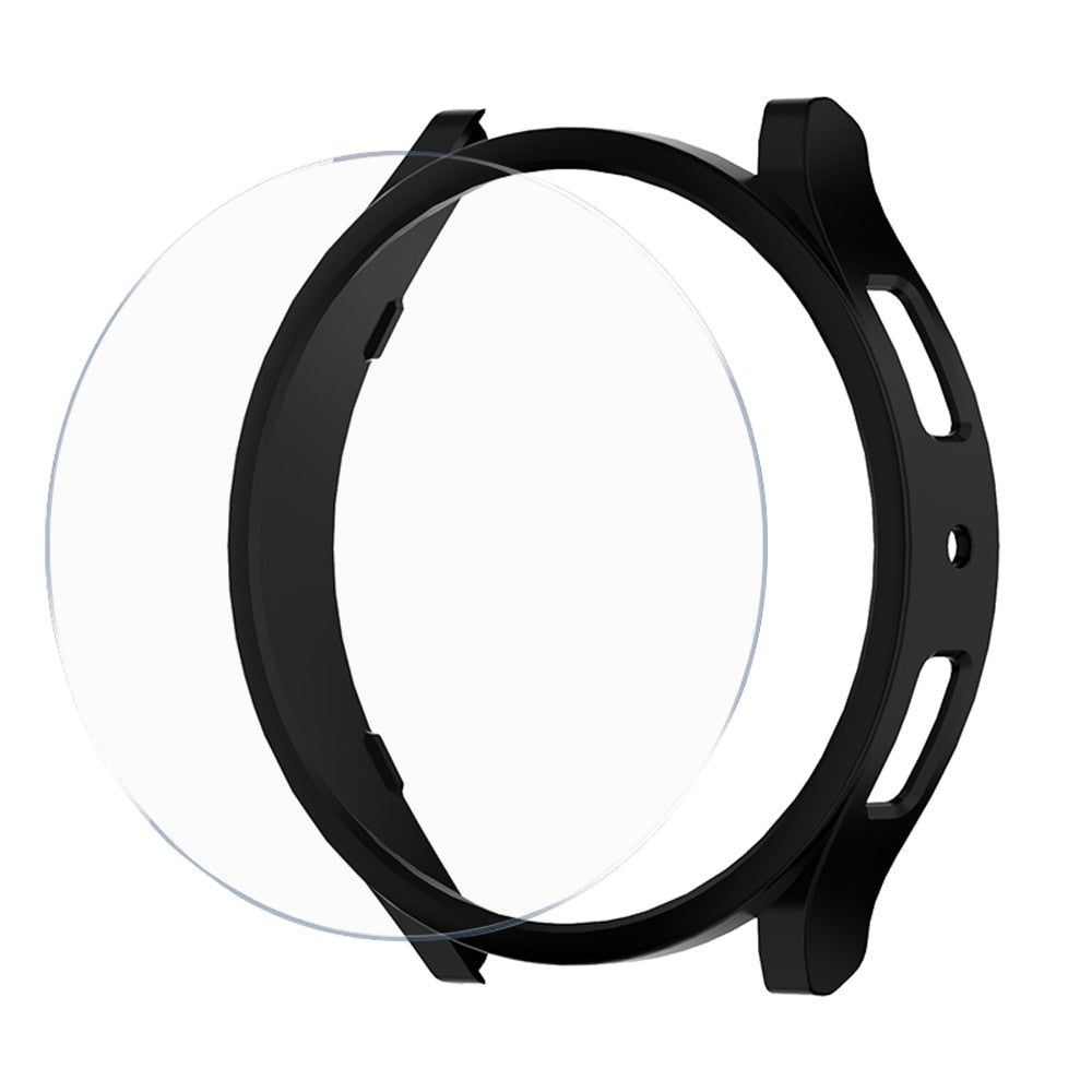 Samsung Galaxy Watch 6/Classic Case with Tempered Glass Screen Protector for 40mm/43mm/44mm/47mm Models - Perfect for Workouts, Outdoor Activities & Daily Protection