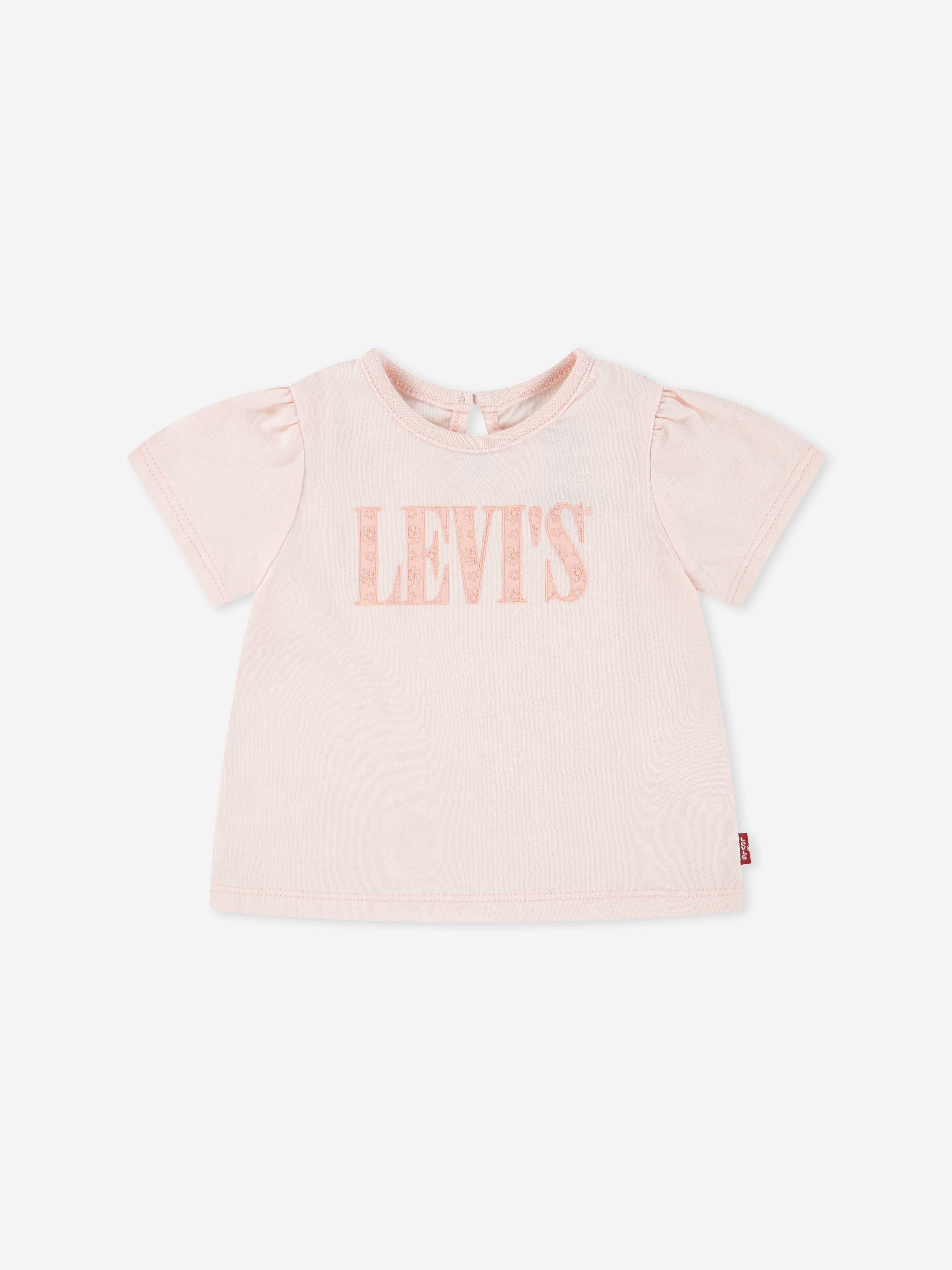 Baby Girls Smocked Sleeve Pink T-Shirt | Soft Cotton Top for Toddlers | Perfect for Playdates, Parties & Everyday Wear