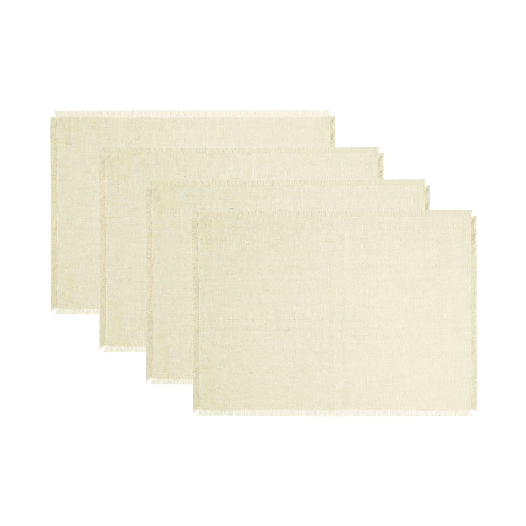 Stylish Fringe Placemats Set of 4 - Boho Chic Table Decor for Dining Room, Kitchen, or Outdoor Entertaining