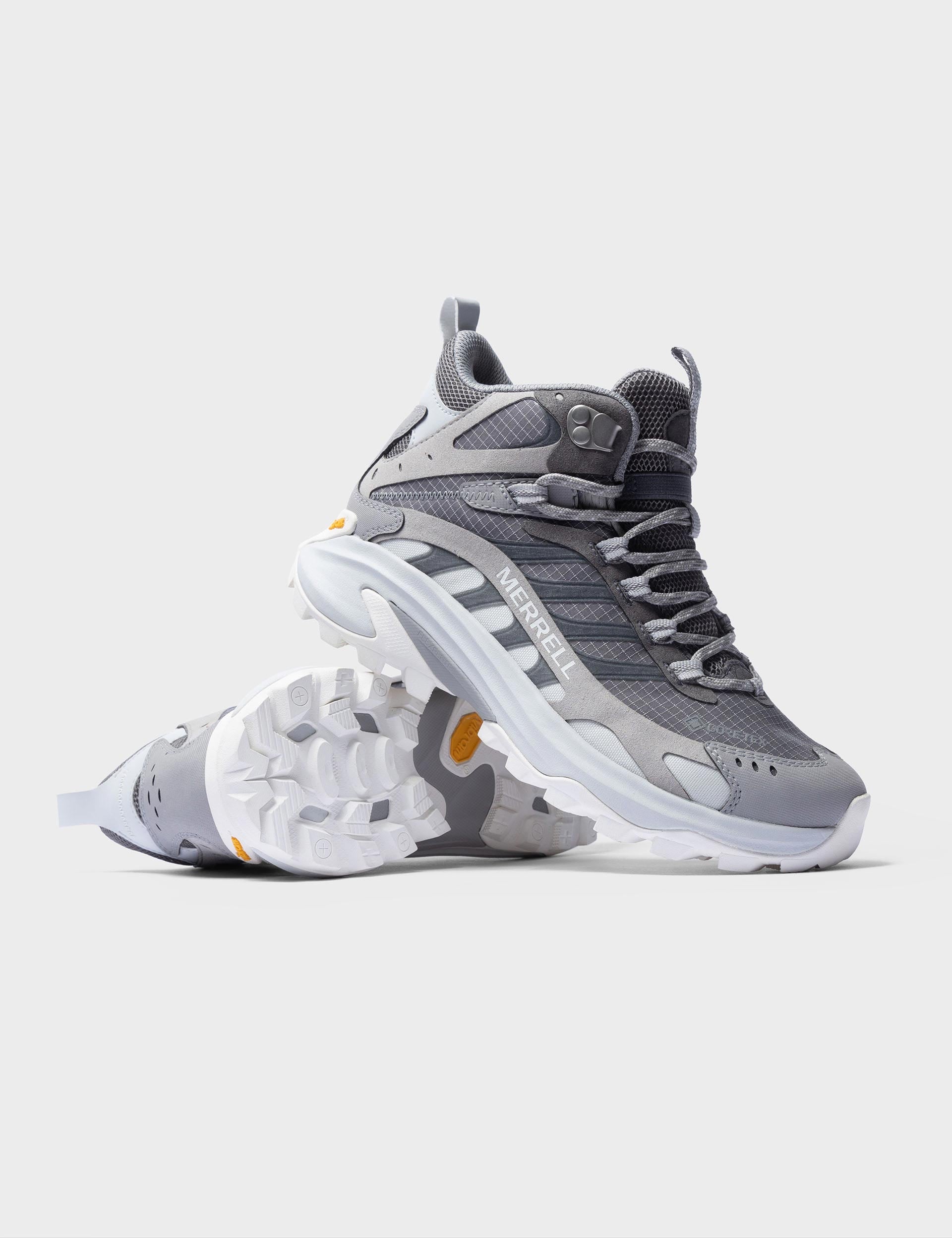 Moab Speed 2 Mid Gore-Tex Hiking Boots for Men - Waterproof & Breathable Charcoal Trail Shoes for Outdoor Adventures, Backpacking, and Mountain Climbing