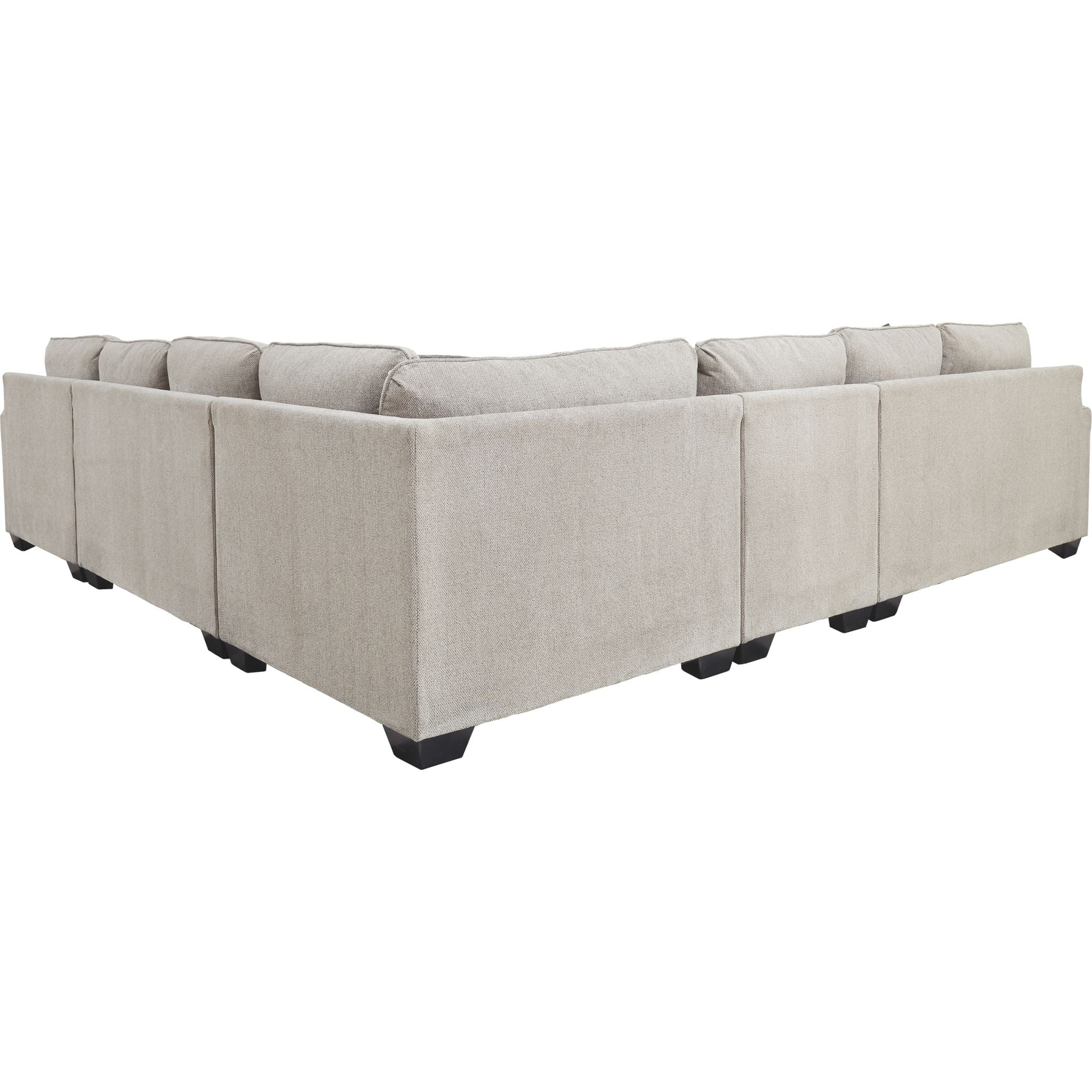 Ardsley 5-Piece Sectional Sofa with Chaise Lounge - Modern L-Shaped Couch Set for Living Room, Family Room & Home Theater - Soft Fabric Upholstery & Comfortable Seating