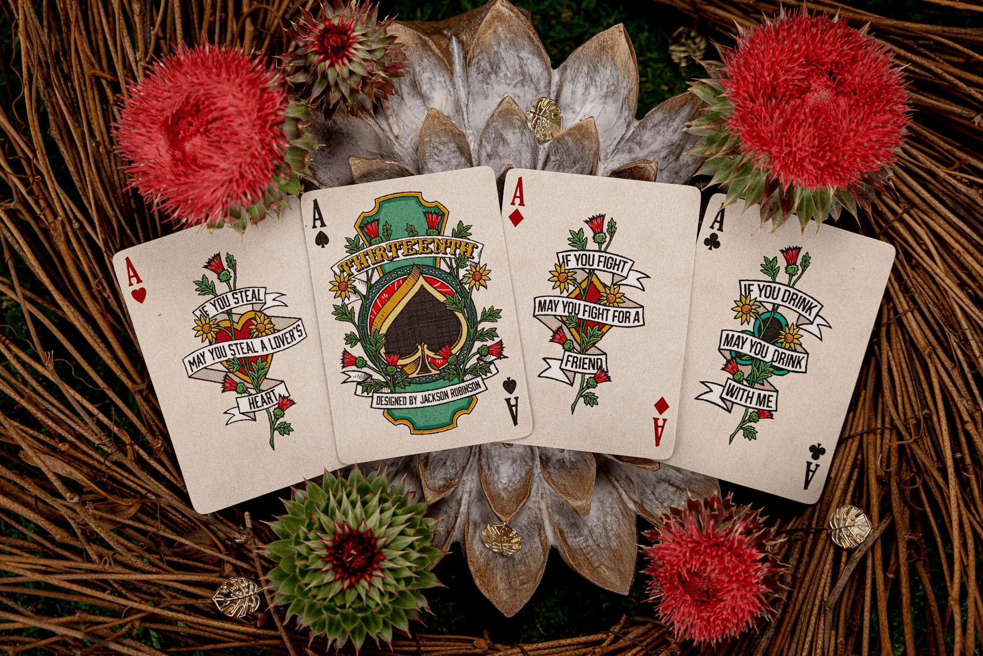 2020 13th Deck Playing Cards - Premium THIRTEEN Collection by Kings Wild | Perfect for Cardistry, Magic Tricks & Collectors