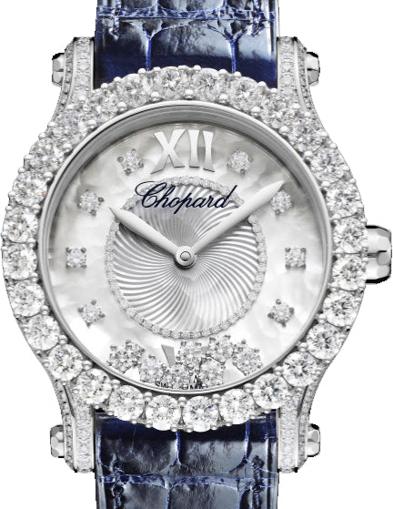 Chopard Happy Sport Joaillerie Ethical 18K White Gold & Diamond Ladies Watch - Luxury Swiss Timepiece for Women, Perfect for Gifts, Special Occasions & Elegant Events