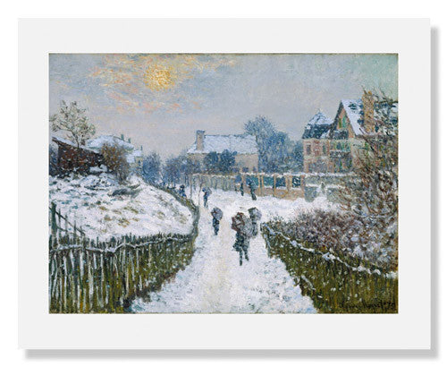 Claude Monet Boulevard Saint Denis Argenteuil Painting - Famous Impressionist Artwork for Home & Office Decor