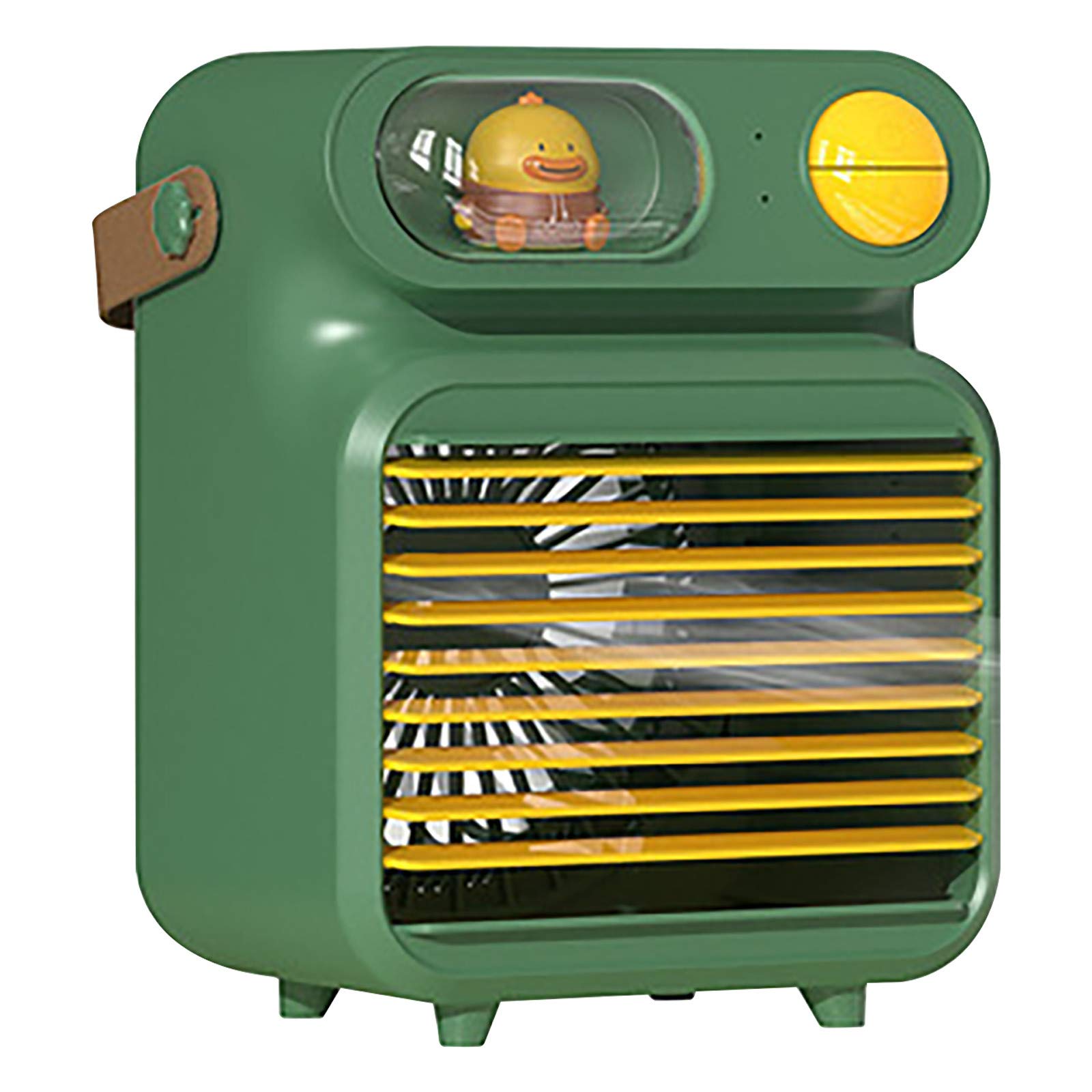 Portable Personal Air Conditioner with Yellow Duck Toys - Mini Fan Air Cooler, Cordless Handheld Cooling Fan for Home, Office, Bedroom & Travel - Stay Cool Anywhere with This Fun & Functional Air Cooler