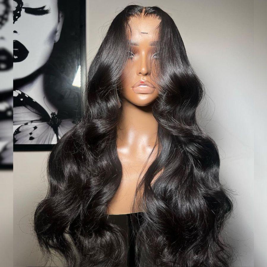 WOWANGEL 5x5 HD Lace Closure Wig - Glueless Invisible Wear & Go Body Wave Human Hair Wig for Black Women | Perfect for Daily Wear, Parties & Special Occasions