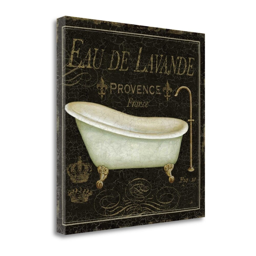 Bain De Luxe I By Daphne Brissonnet - Premium Fine Art Giclee Print on Gallery Wrapped Canvas - Ready to Hang Wall Decor for Living Room, Bedroom & Office