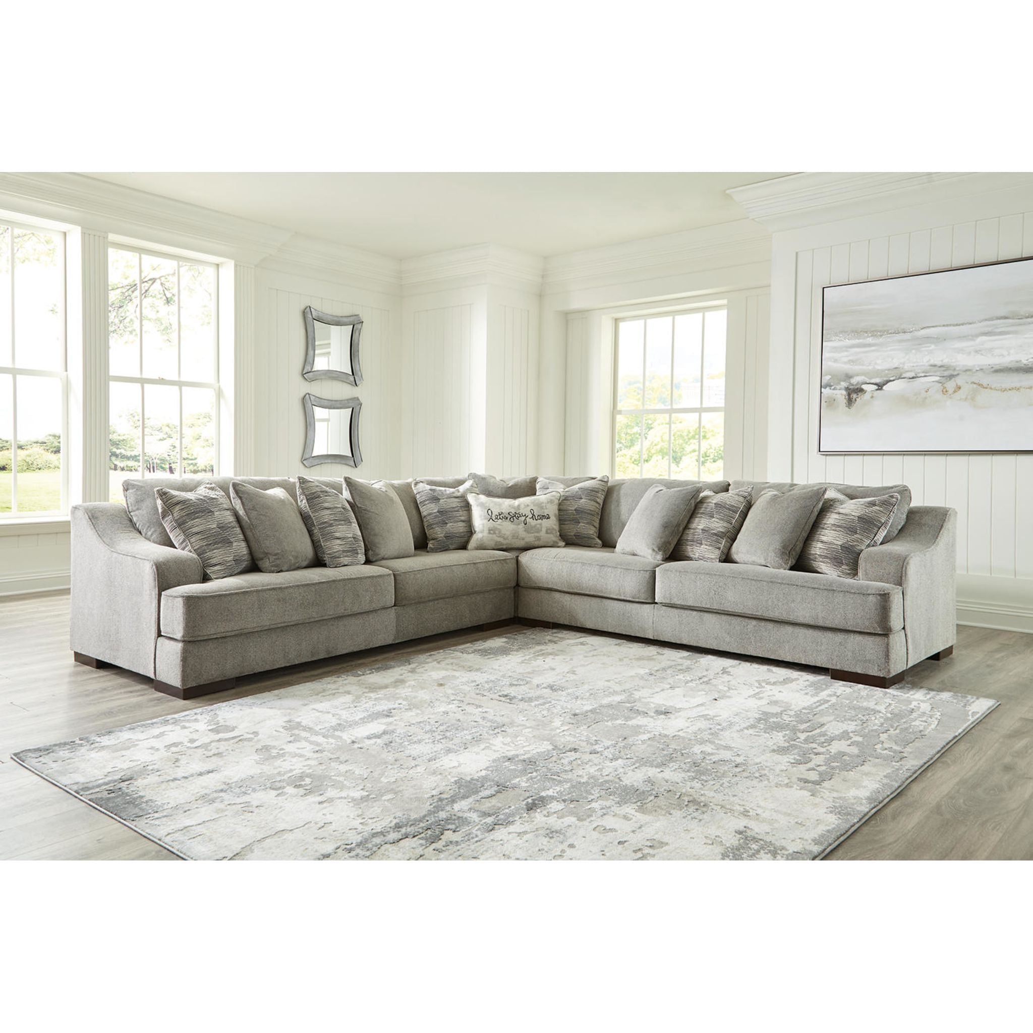 Bayless 3-Piece Sectional Sofa Set - Modern L-Shaped Couch with Chaise Lounge for Living Room, Family Room & Apartment | Comfortable Fabric Upholstery, Sturdy Frame | Perfect for Small Spaces & Home Decor