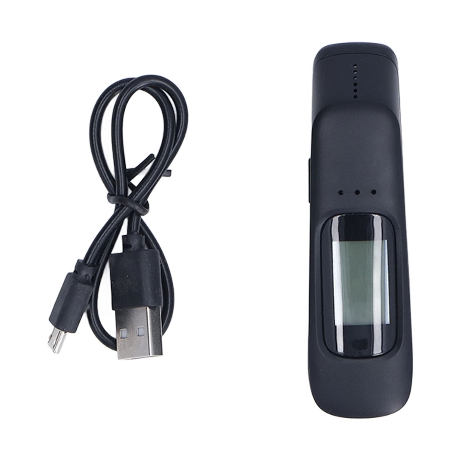Rechargeable Mini Breathalyzer - High Accuracy Alcohol Tester for Drivers, Portable & Dustproof for Family Gatherings & Parties | Perfect for Road Trips & Nightlife Safety