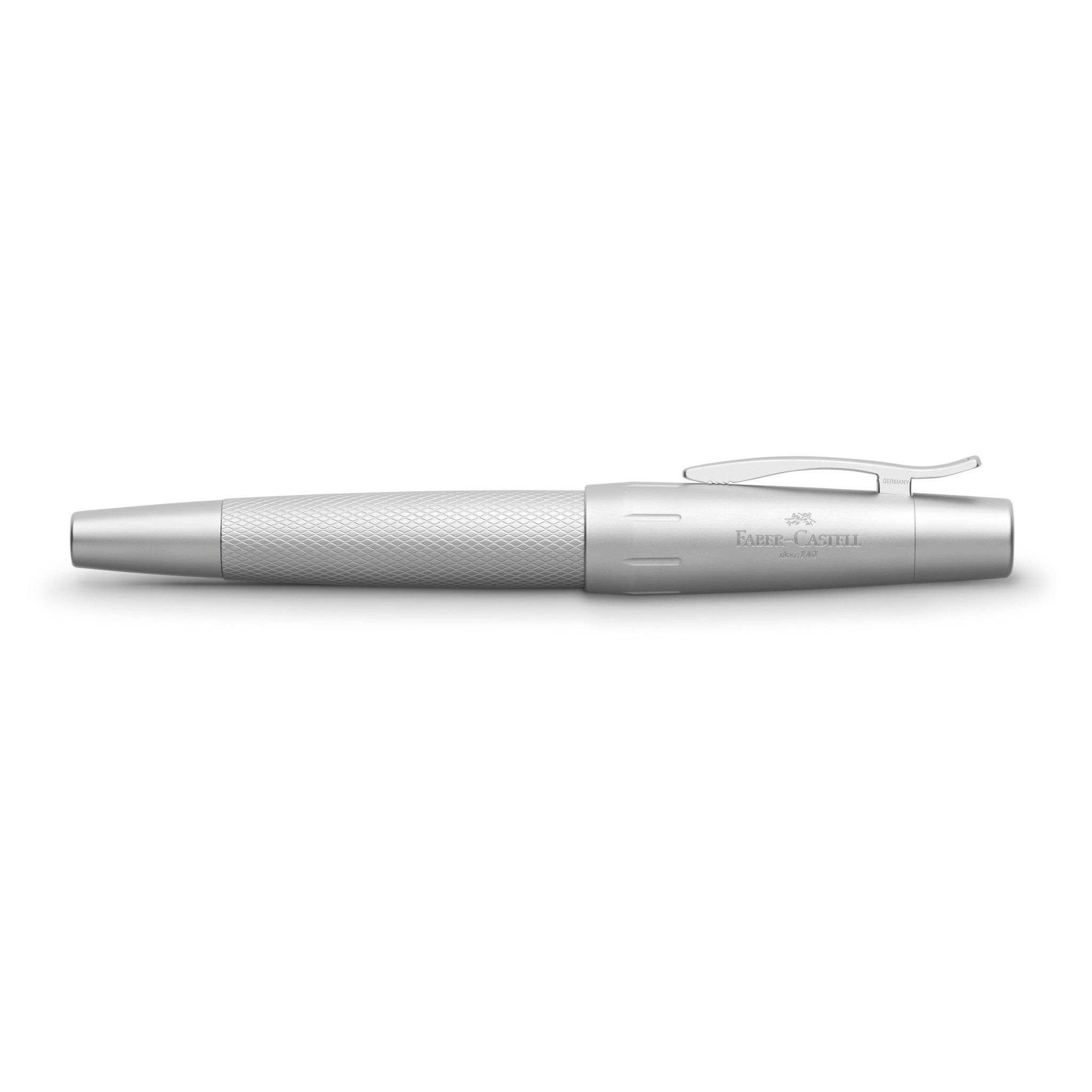 Premium E-Motion Fountain Pen - Pure Silver Medium Nib #148670 | Elegant Writing for Professionals & Calligraphy Enthusiasts