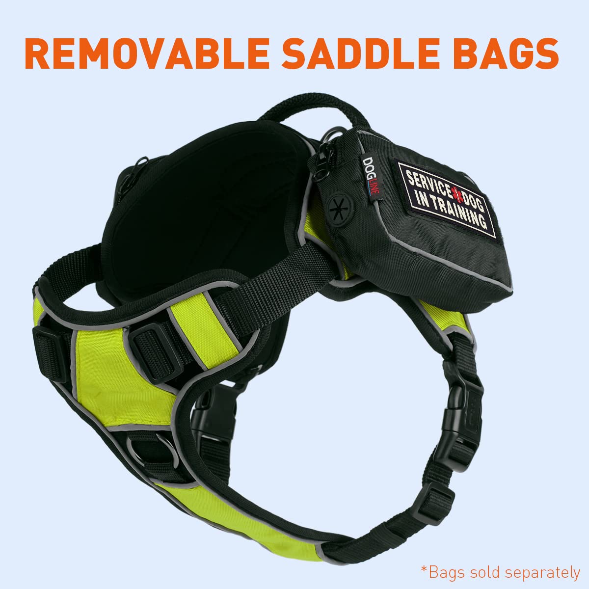 No-Pull Dog Harness with Handle & Reflective Patches - Adjustable 36-45 Inch Service Dog Vest with Quick-Release Buckles (Green) - Perfect for Training, Walking & Outdoor Adventures