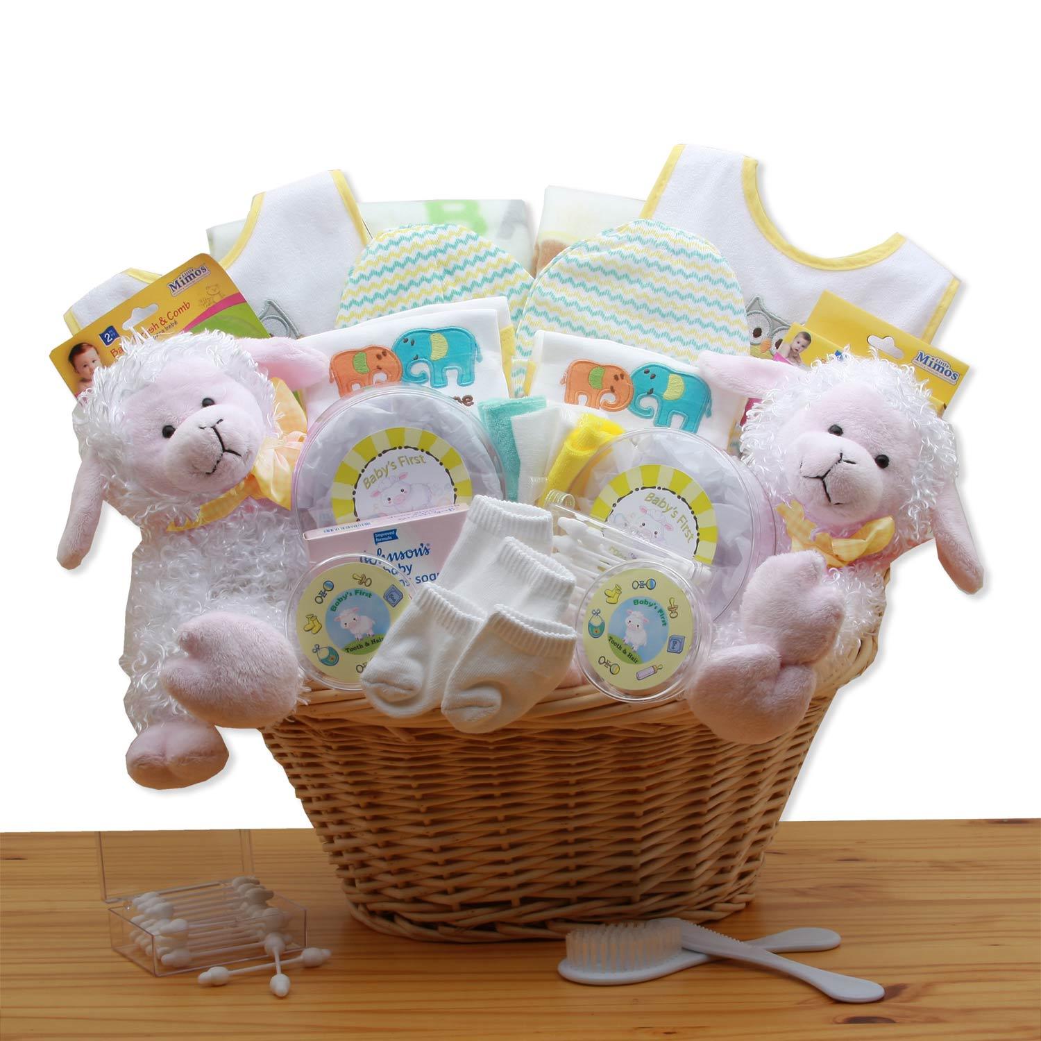 Double Delight Twins Basket - Perfect Baby Shower Gift for Twins, Newborns & Siblings - Unique Handwoven Storage Solution for Nursery, Toys & Keepsakes (SKU: GBDS106) - Ideal for Gender Reveals, Birthday Presents & Nursery Decor