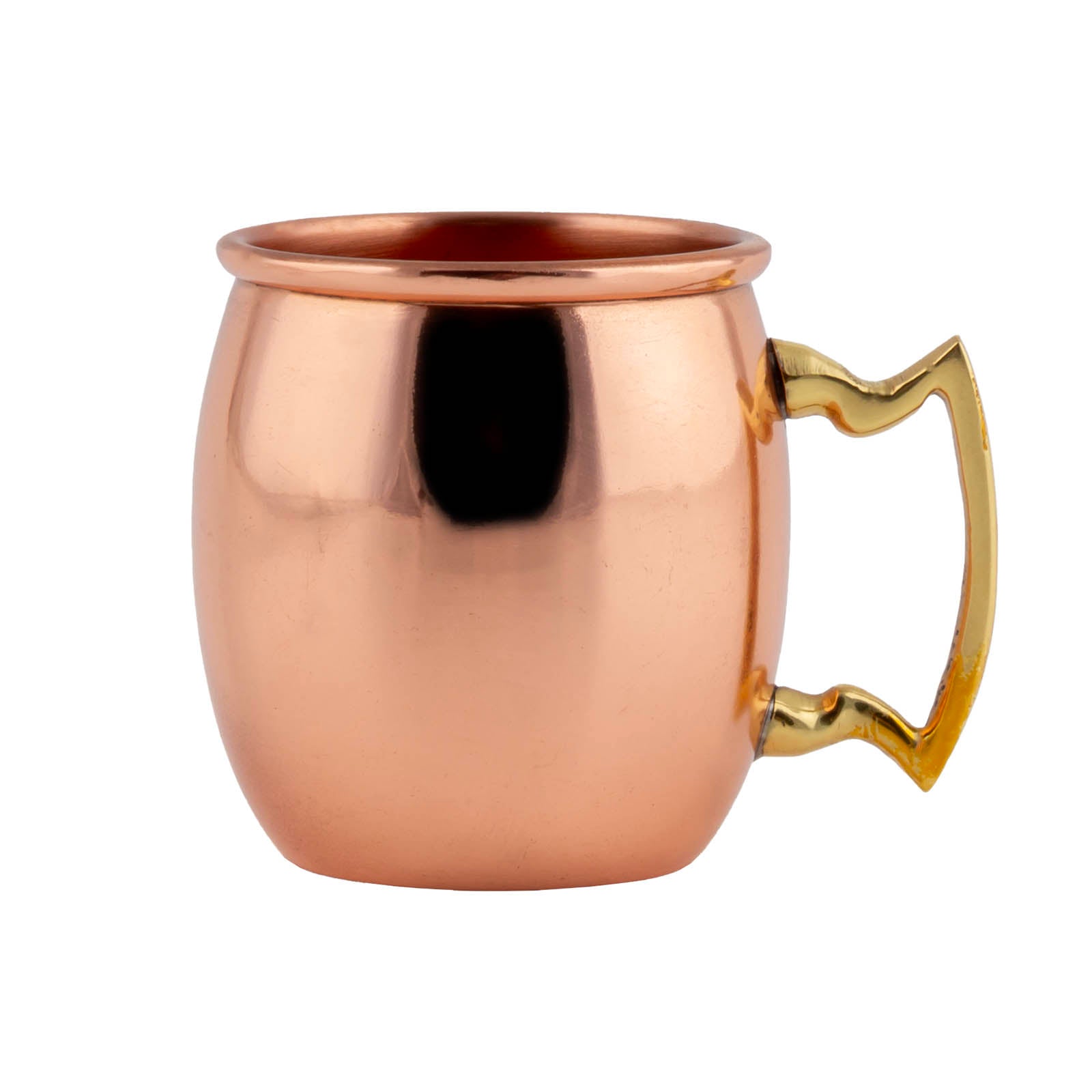 BarConic® Moscow Mule Shot Mug - 2oz Copper Plated Cocktail Glasses for Vodka, Whiskey & Tequila - Perfect for Parties, Weddings & Home Bars