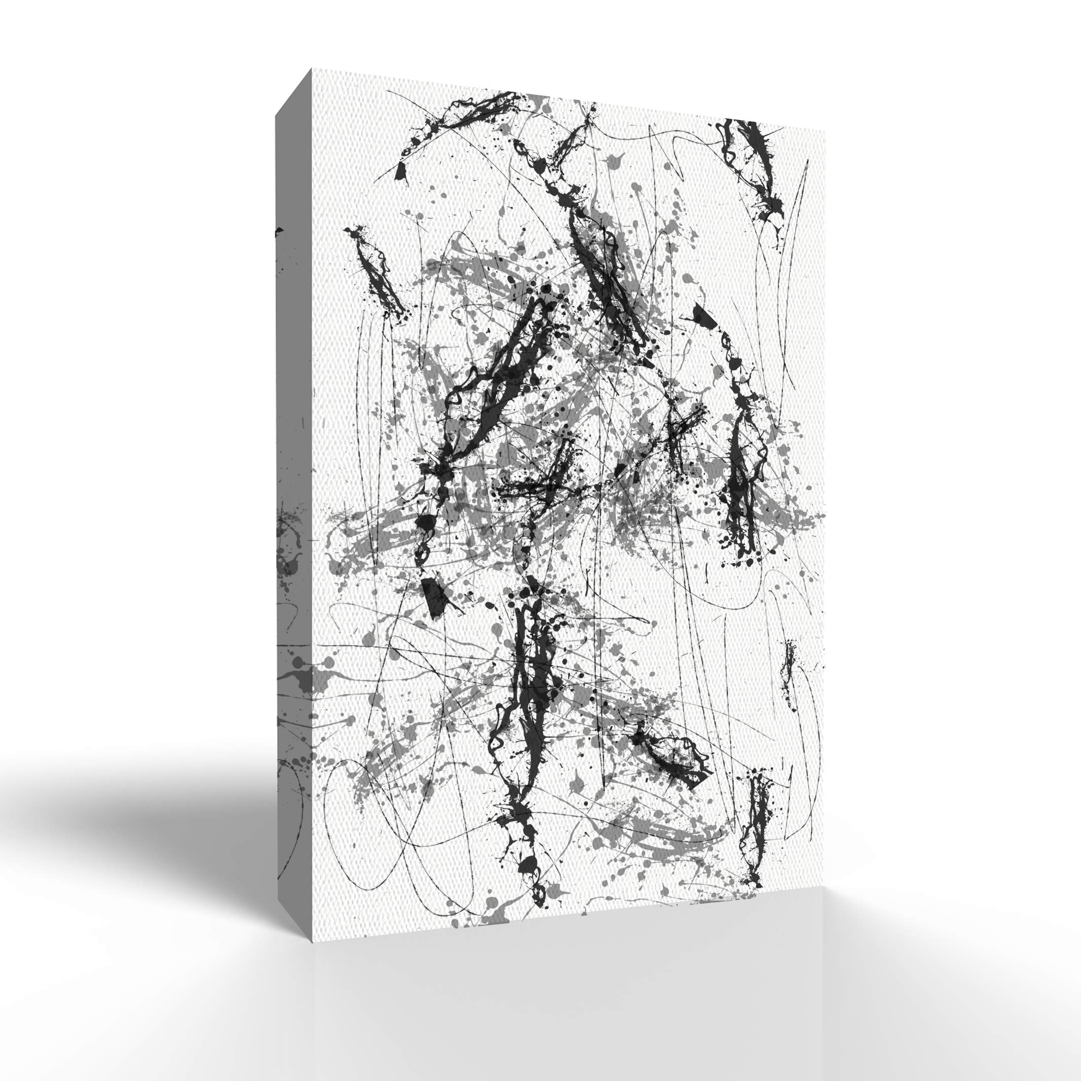 Wall26 - Modern Canvas Wall Art, Ink Giclee Painting - 32x48 Inches - Home Decor for Bedroom, Living Room & Office - Perfect for Housewarming Gifts & Interior Design