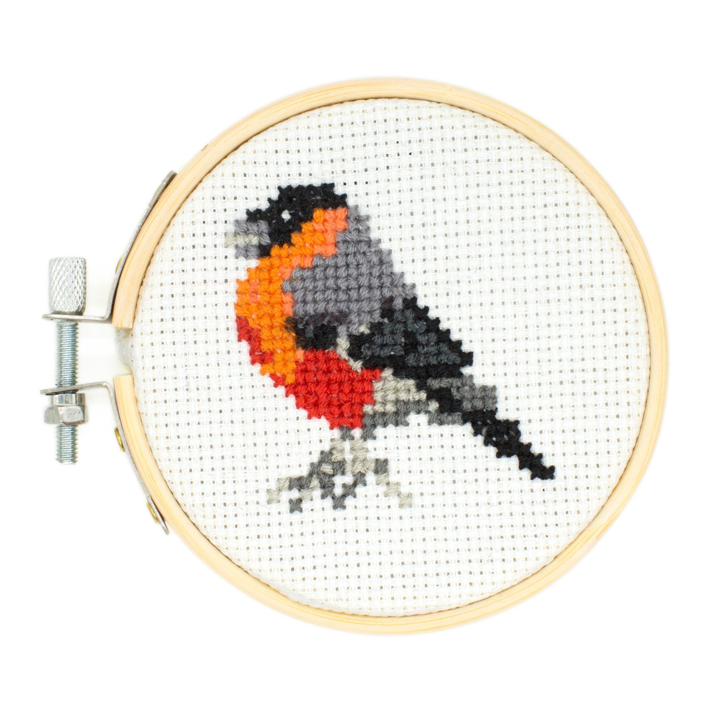 Bird Mini Cross Stitch Embroidery Kit for Beginners - DIY Handmade Craft Kit with Pattern, Thread & Needle - Perfect for Home Decor, Gifts & Relaxation