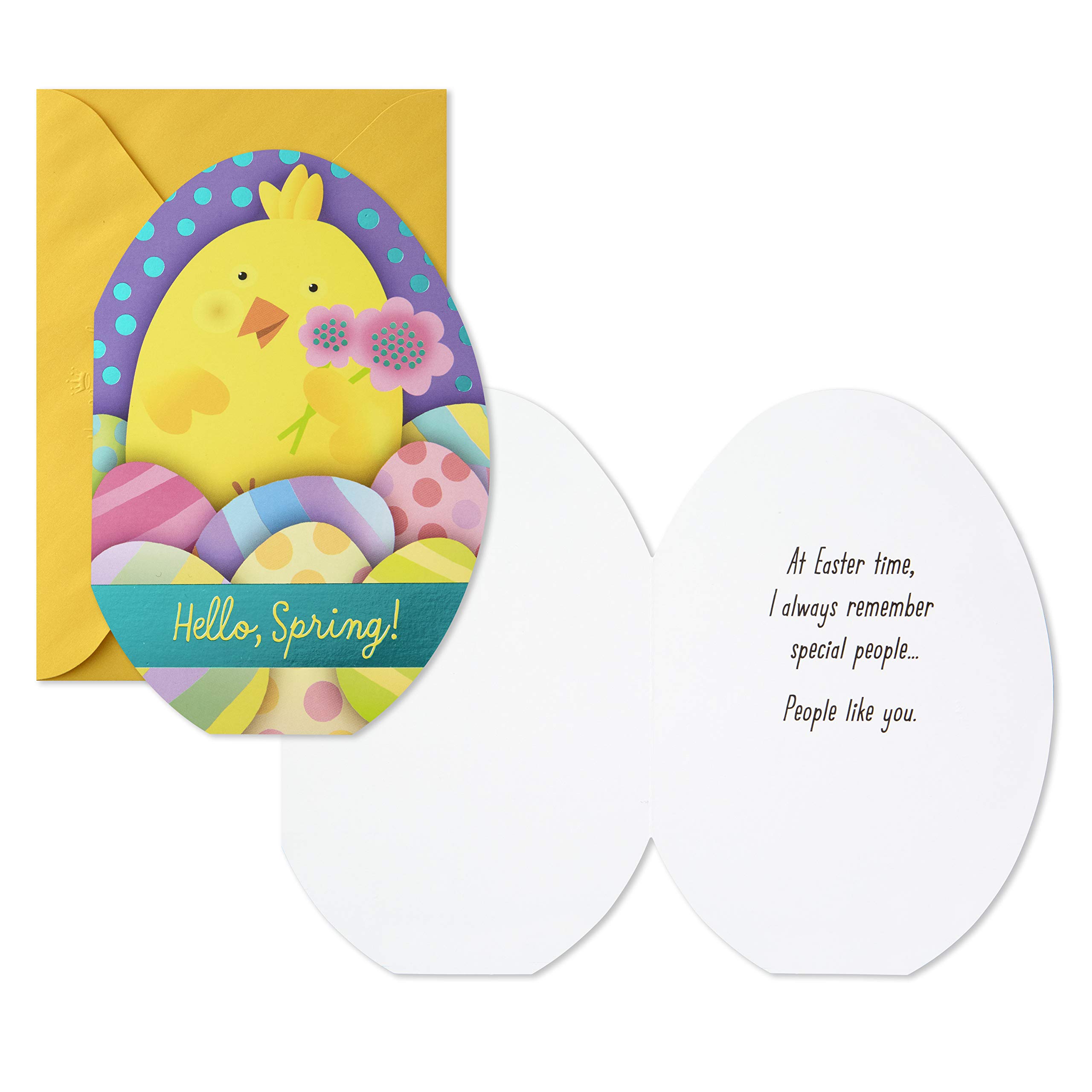 Hallmark Easter Greeting Cards - Pack of 6 Spring-Themed Cards with Envelopes | Perfect for Easter Celebrations, Spring Parties & Sending Warm Wishes