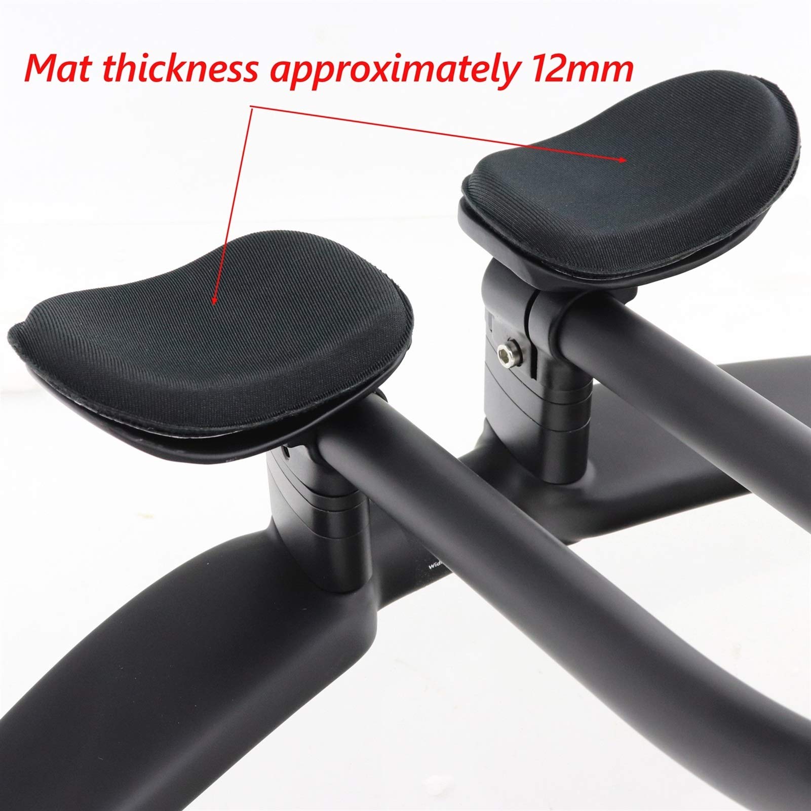 Carbon Time Trial Handlebar - 400/420/440mm Triathlon & Road Bike Handlebar with Integrated Design (Matte/Glossy Finish) | Lightweight Aero Bars for Competitive Cycling & Triathlon Racing