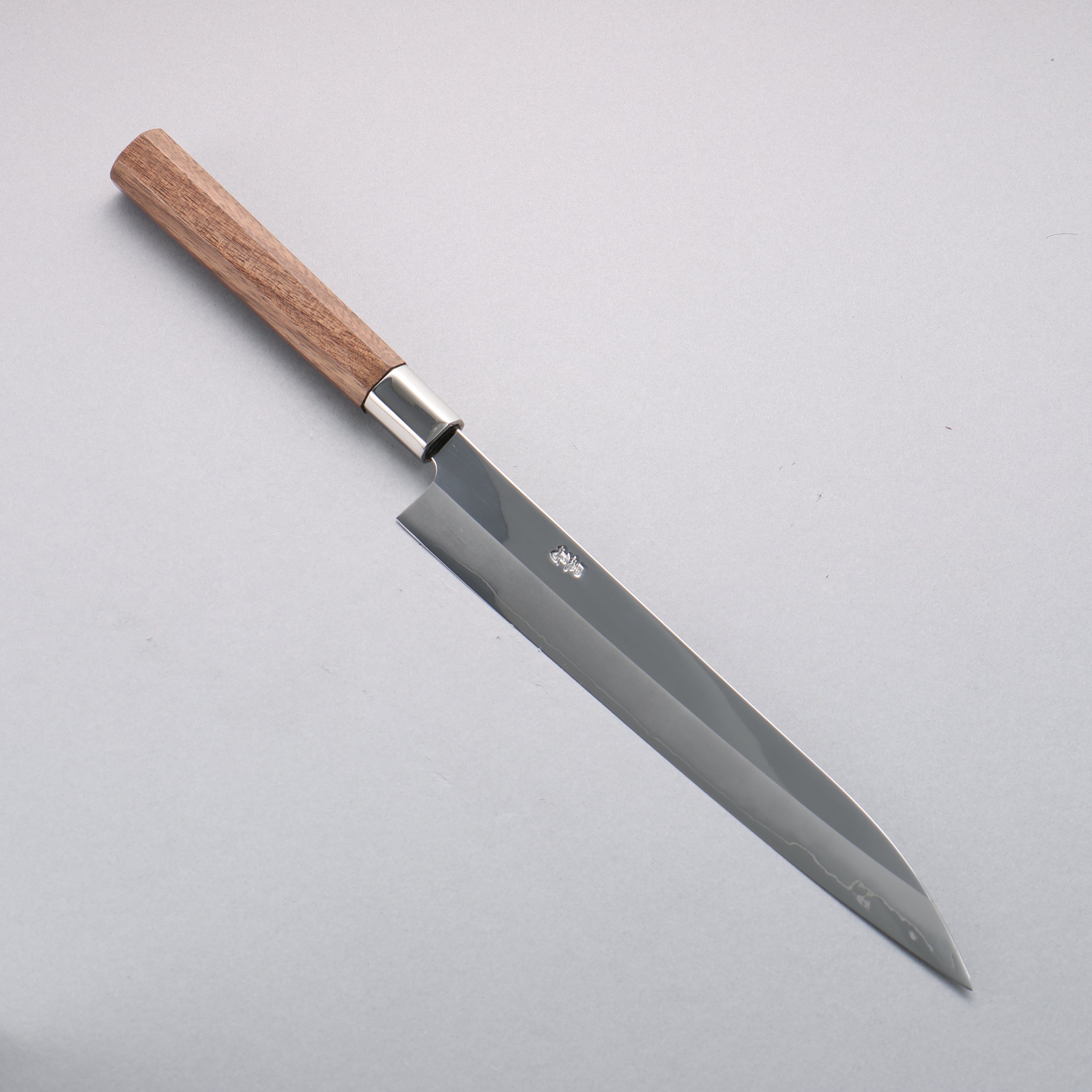 Premium Kurotori Silver Steel No.3 Migaki Finished Sujihiki Knife 240mm - Japanese Walnut Handle for Sushi, Sashimi & Meat Slicing - Perfect for Chefs & Home Cooking
