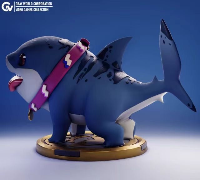 Pepeho Studio Marvel Rivals Jeff the Land Shark Collectible Figure - Official Marvel Superhero Shark Character for Display, Gifts & Game Room Decor