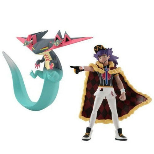 Premium Bandai Pokemon Scale World 1/20 Leon & Dragapult Figure Set - Collectible Action Figure for Display & Gifts | Perfect for Pokemon Fans, Anime Collectors & Home Decor